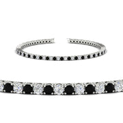 2-Carat-Diamond-Tennis-Bracelet-With-Balack-Diamond-In-White-Gold-FDBRC8635ROGBLACKANGLE2-2.00-CT-NL-WG